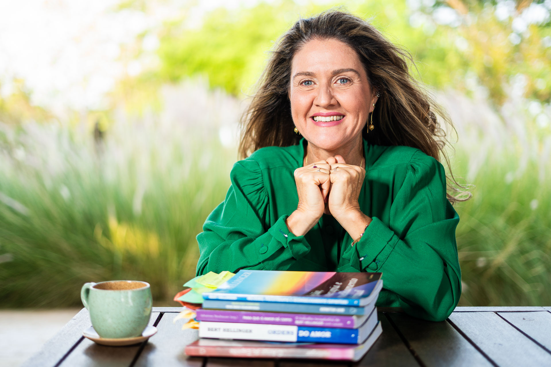 Cristina Florentino em evento presencial